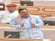 Why is Rajasthan CM Bhajan Lal Sharma Criticizing Congress in the Assembly?