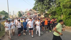 करौली में सरदार पटेल जयंती पर मैराथन: पुलिस, खिलाड़ी और युवाओं ने एक साथ लगाई फिटनेस की दौड़