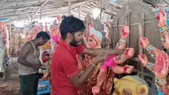 क्या राजस्‍थान में मां दुर्गा की मूर्तियां बनाने के लिए बंगाल से आए मूर्तिकार हर साल एक करोड़ का कारोबार करते हैं?