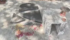 भीलवाड़ा में 100 वर्ष प्राचीन जुझारजी महाराज की मूर्ति खंडित, VHP-बजरंग दल का आक्रोश; पुलिस जांच शुरू
