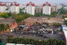Did the Rajkot civic body just clear illegal constructions worth Rs 94 crore near the TRP fire site?