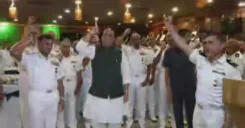 Rajnath Singh Addresses Indian Navy Personnel at Visakhapatnam