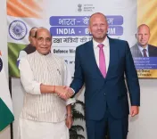 राजनाथ सिंह और बेल्जियम के रक्षा मंत्री थियो फ्रांकेन की नई दिल्ली में अहम बैठक, रक्षा औद्योगिक सहयोग पर MoU हस्ताक्षरित