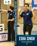 Rajnath Singh congratulates Esha Singh, Manu Bhaker on ISSF World Cup medals