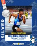Rajnath Singh hails Akira Nandan Banothu's Asian Para Games silver
