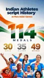 Rajnath Singh hails India's best-ever Asian Para Games haul