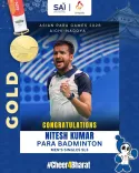 Rajnath Singh Hails India's Para Badminton Gold Rush at Asian Para Games 2026