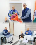 Rajnath Singh Thanks BJP's K.V. Singh Deo for Wishes