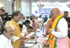 Rajya Sabha elections: All 8 BJP candidates in UP file nominations, set for unopposed win