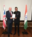 रक्षा राज्य मंत्री संजय सेठ की ब्रिटेन के रक्षा राज्य मंत्री संग द्विपक्षीय बैठक