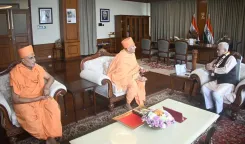 रक्षाबंधन पर बीएपीएस ने महाराष्ट्र राज्यपाल जिष्णु देव वर्मा को बांधी महंत स्वामी महाराज के आशीर्वाद वाली राखी