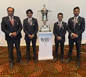 How Did Rakshit Dahiya Perform in Round 1 of the World Amateur Team Golf Championship?