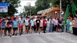 रामनगर : युवाओं को नशे से दूर रखने के लिए मैराथन दौड़ का आयोजन