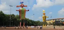 Are Final Preparations Ready for Ravan Dahan Amid Rain in Ranchi?
