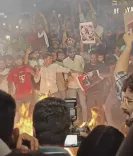 रांची में छात्रों की आक्रोश यात्रा: 4 मंत्रियों के पुतले फूंके, 15 अगस्त को तिरंगा पदयात्रा का ऐलान