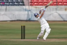 Did Sarfaraz Khan Score a Double Century for Mumbai Against Hyderabad in the Ranji Trophy?