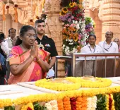 क्या राष्ट्रपति द्रौपदी मुर्मू ने सोमनाथ महादेव के दर्शन कर देश की खुशहाली की प्रार्थना की?