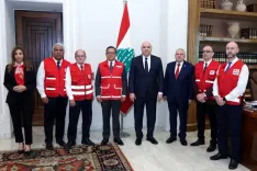 लेबनान राष्ट्रपति जोसेउ आउन ने रेड क्रॉस से की मुलाकात, इजरायली हमलों को बताया मानवाधिकार उल्लंघन