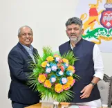 Retd. Justice Nagamohan Das calls on CM Shivakumar