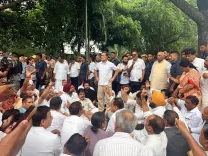 Revanth Reddy Backs Rahul Gandhi's Protest, Demands Modi-Shah Exit