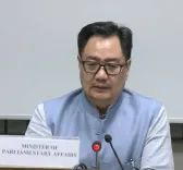 Rijiju Calls Out Opposition MPs' Conduct in Parliament