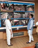 Rijiju Gets Live Briefing on Indian Railways Tech