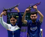Rijiju hails India's first shooting gold at Asian Games 2026