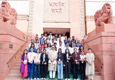 Rijiju Hosts Maharashtra Students at Parliament Under Campus Se Sansad