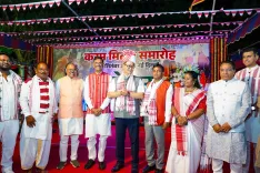 Rijiju joins Karam Milan Samaroh, Jharkhand's festival, in Delhi