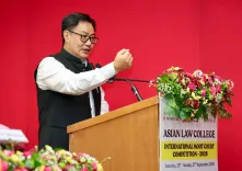 Rijiju joins moot court competition, plants tree for EkPedMaaKeNaam