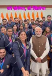 Rijiju: PM Modi meets CWG 2026 medal-winning Indian athletes