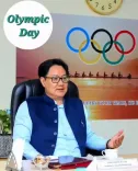 Rijiju Salutes Olympians on International Olympic Day