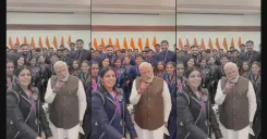 Rijiju shares PM Modi's live interaction with CWG champions