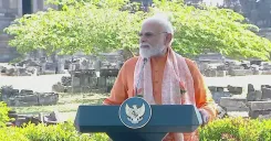 Rijiju shares PM Modi's remarks at Prambanan Temple restoration