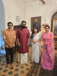 Rishab Shetty visits Sree Padmanabhaswamy Temple, meets Travancore Royal Family