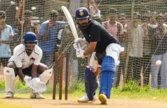 Rohit Sharma hits the nets in Mumbai ahead of Australia ODI tour