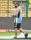 Rohit Sharma joins Mumbai's training camp at Wankhede Stadium 