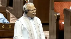 Rajya Sabha adjourned twice as Opposition protests disrupt Question Hour
