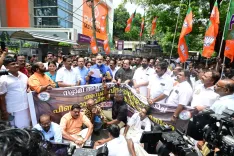 Why is the BJP Protesting Outside the Chief Minister’s Residence?
