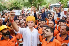 Sachin Pilot Joins INTUC Dialogue on Worker Rights in Mavli