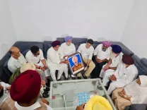 Sachin Pilot Meets Family of Slain ASI Joga Singh in Gurdaspur