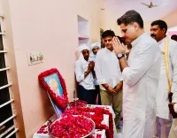Sachin Pilot Pays Tribute to Ex-Sarpanch in Dausa