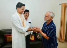 Sachin Pilot Visits Dr. C.P. Joshi, Extends Birthday Wishes