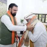 Sadhguru meets CM Samrat Choudhary at Lok Sevak Awas
