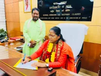 साध्वी निरंजन ज्योति ने राष्ट्रीय ओबीसी आयोग की अध्यक्षता का पद संभाला