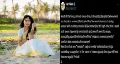 Sai Pallavi refutes rumours about turning vegetarian for ‘Ramayana’: ‘Fabricated lies’