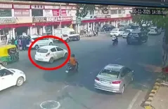 क्या कनॉट प्लेस में कार चला रहा था आतंकी उमर? सीसीटीवी फुटेज में आया सामने