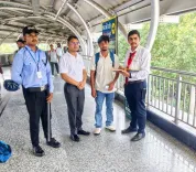 सराय काले खां एफओबी पर थूकने-गंदगी फैलाने वालों पर एनसीआरटीसी की सख्ती, 56 चालान काटे गए