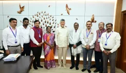 SBI Donates Rs 5.01 Cr to AP CM Relief Fund for Cyclone Arnab Victims
