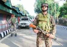Why is security heightened around the civil secretariat in Jammu?